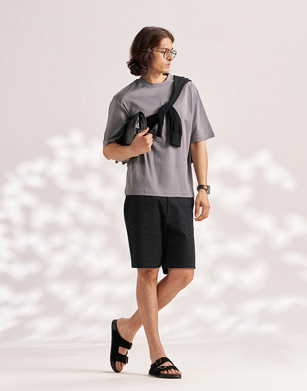 Narrow Crew Neck Heavyweight