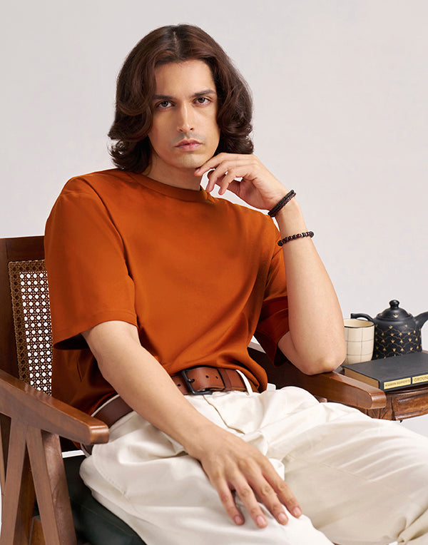 Narrow Crew Neck Heavyweight