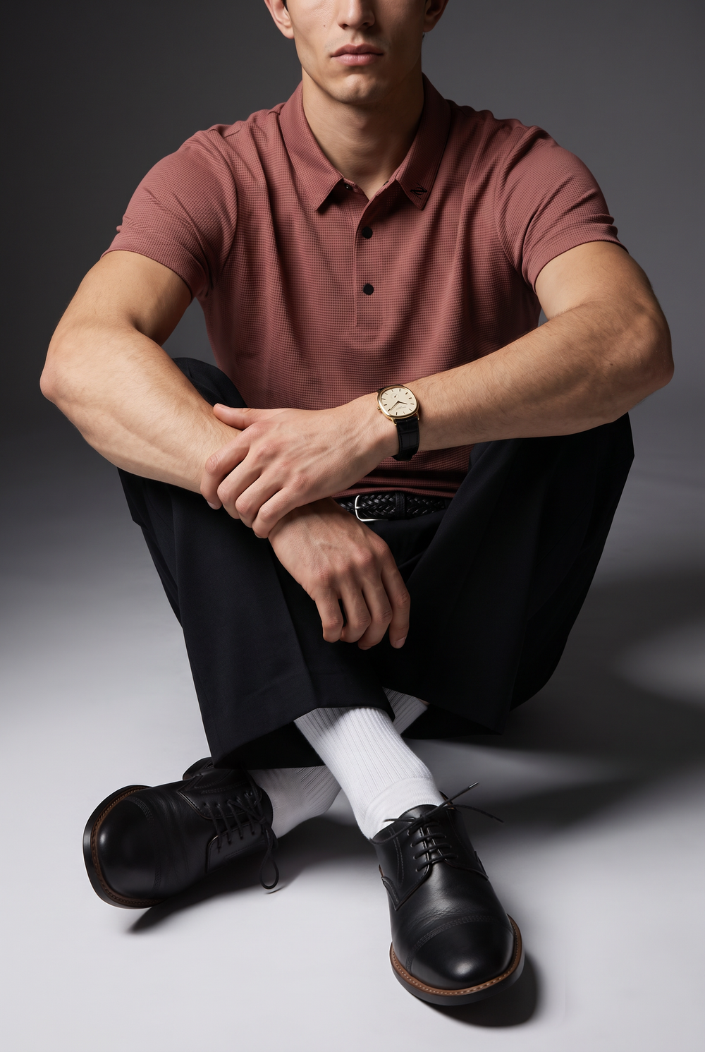 The Motion Polo in Maroon