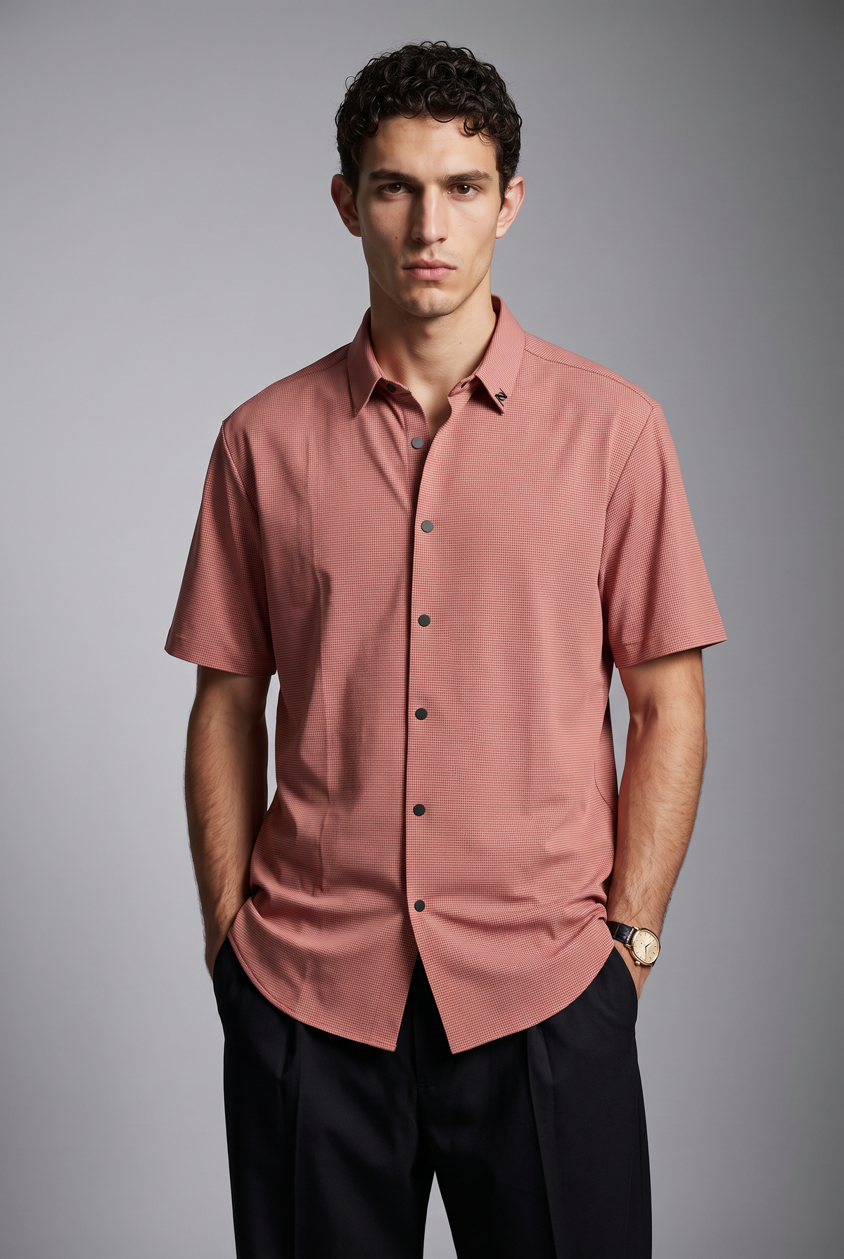 The Motion Shirt in Maroon