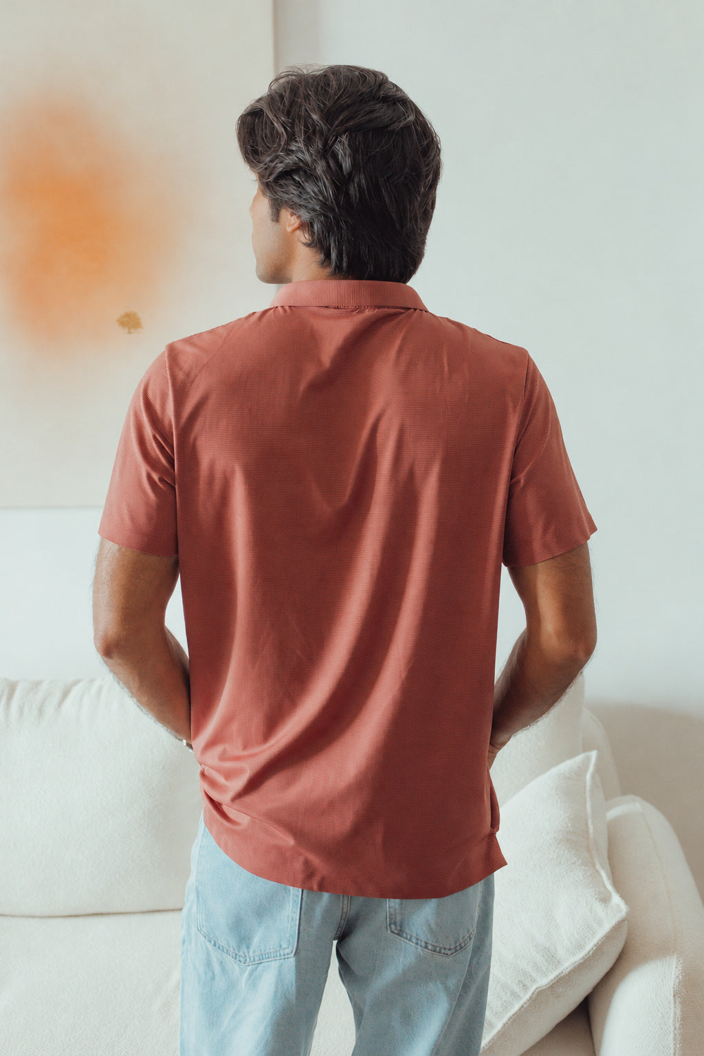 The Motion Polo in Maroon